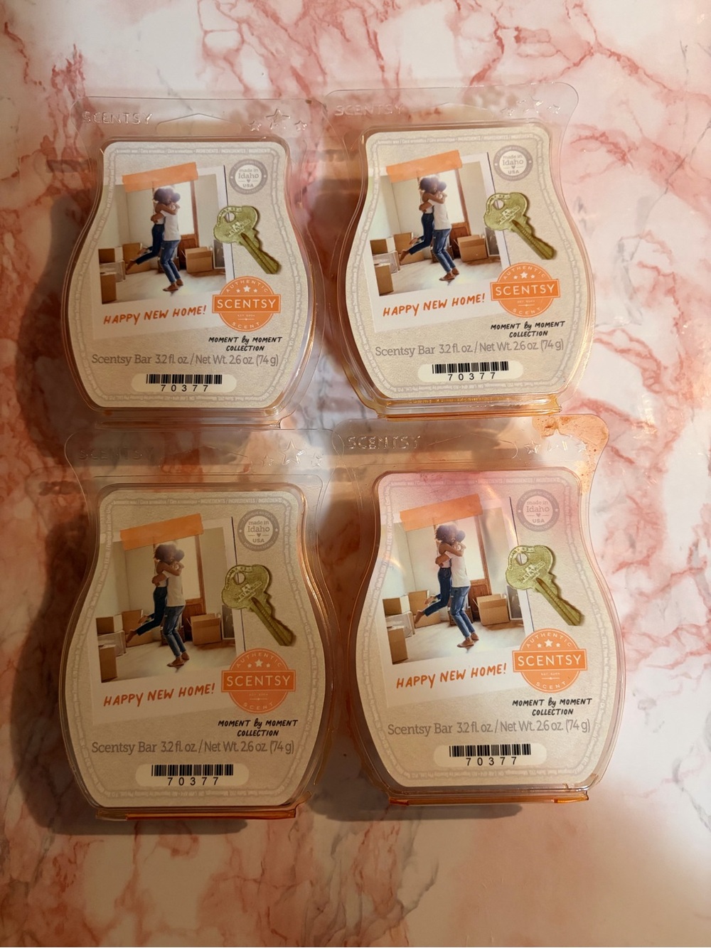 Scentsy Happy New Home Wax Bars – 4 Full Bars
